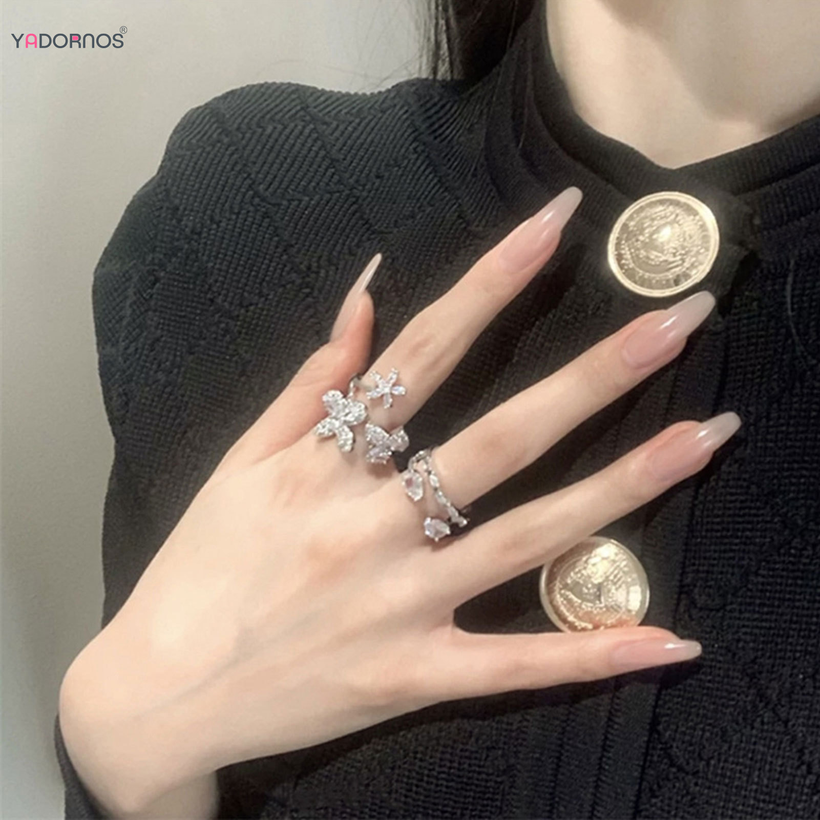 Nail Extension Tips - Nude Color Long Ballet Fake Nails