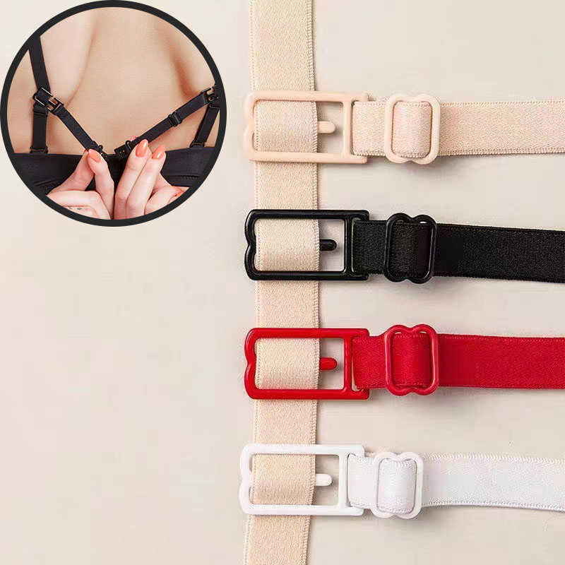 Pressed Powder Foundation - 6 Pieces Bra Strap Clips Elastic