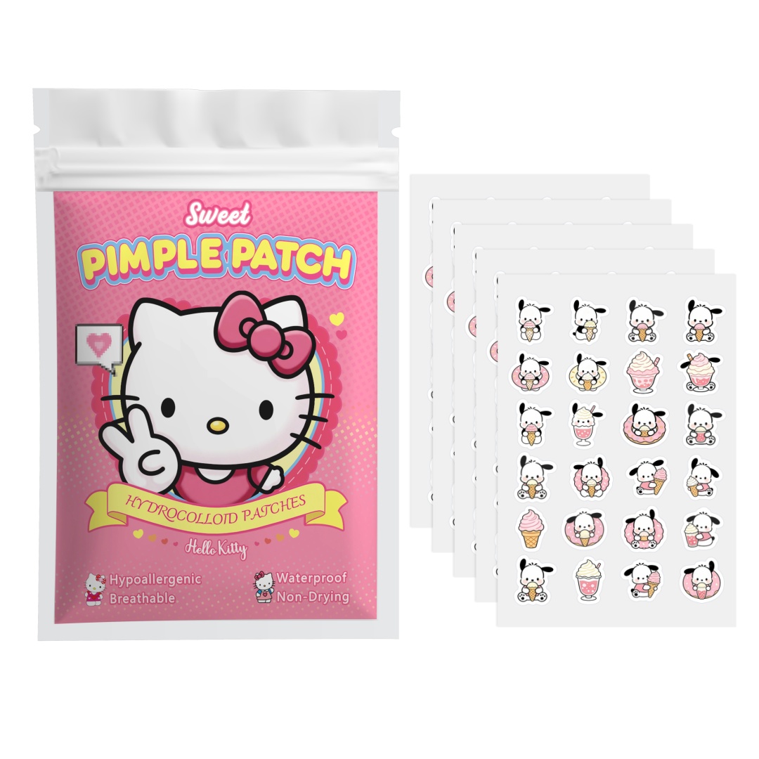 Pressed Powder Foundation - 48/120PCS hello kitty Acne patches, facial