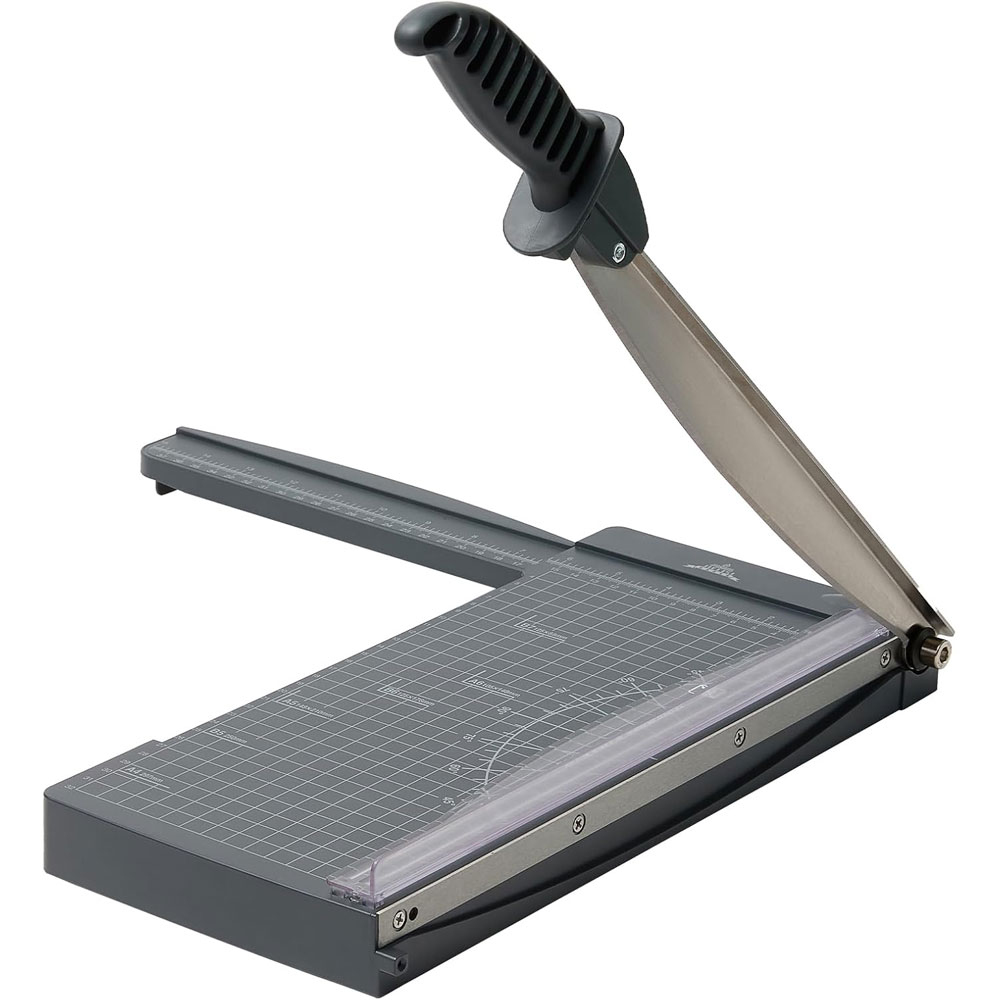 Pressed Powder Foundation - 12-Inch Guillotine Paper Cutter with Concealed
