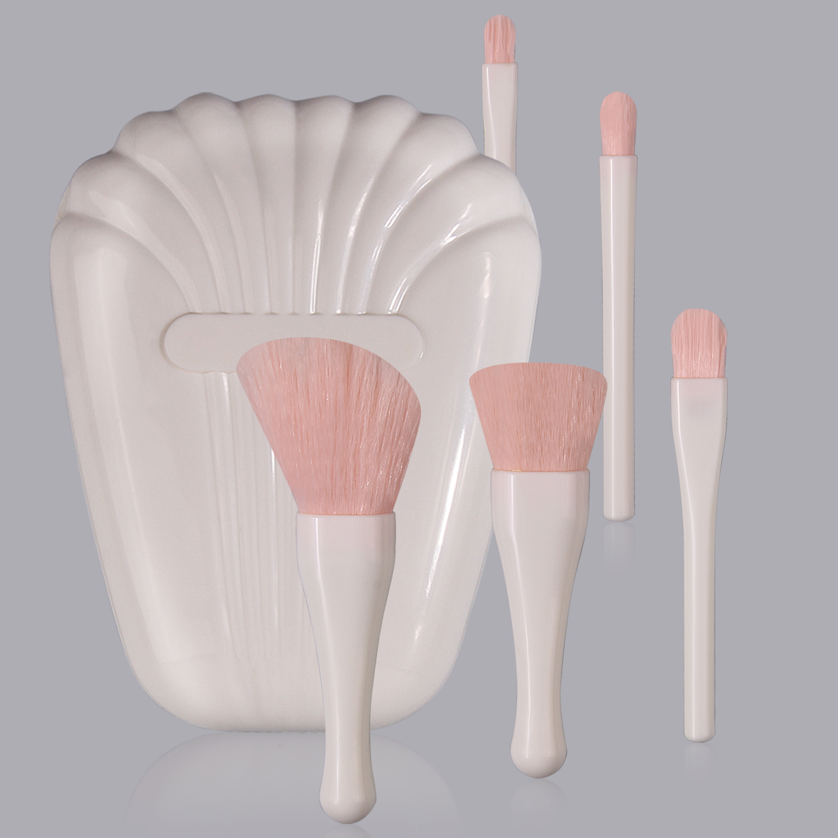 Beauty Makeup Kit Box - 6PCS soft mini shell-shaped box with