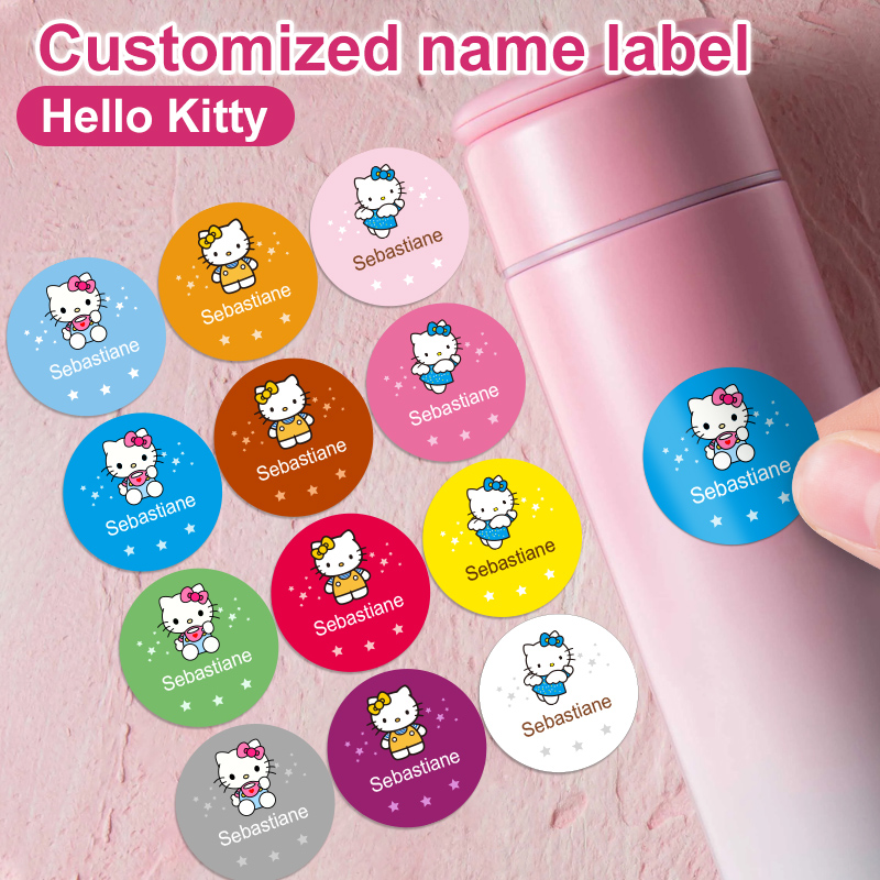 Beauty And Makeup Quotes - Custom Hello Kitty Name Stickers -