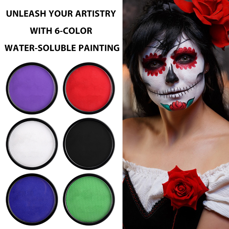 6 Colors Water Activated Face  - огляд і ціна Beauty Makeup Pictures