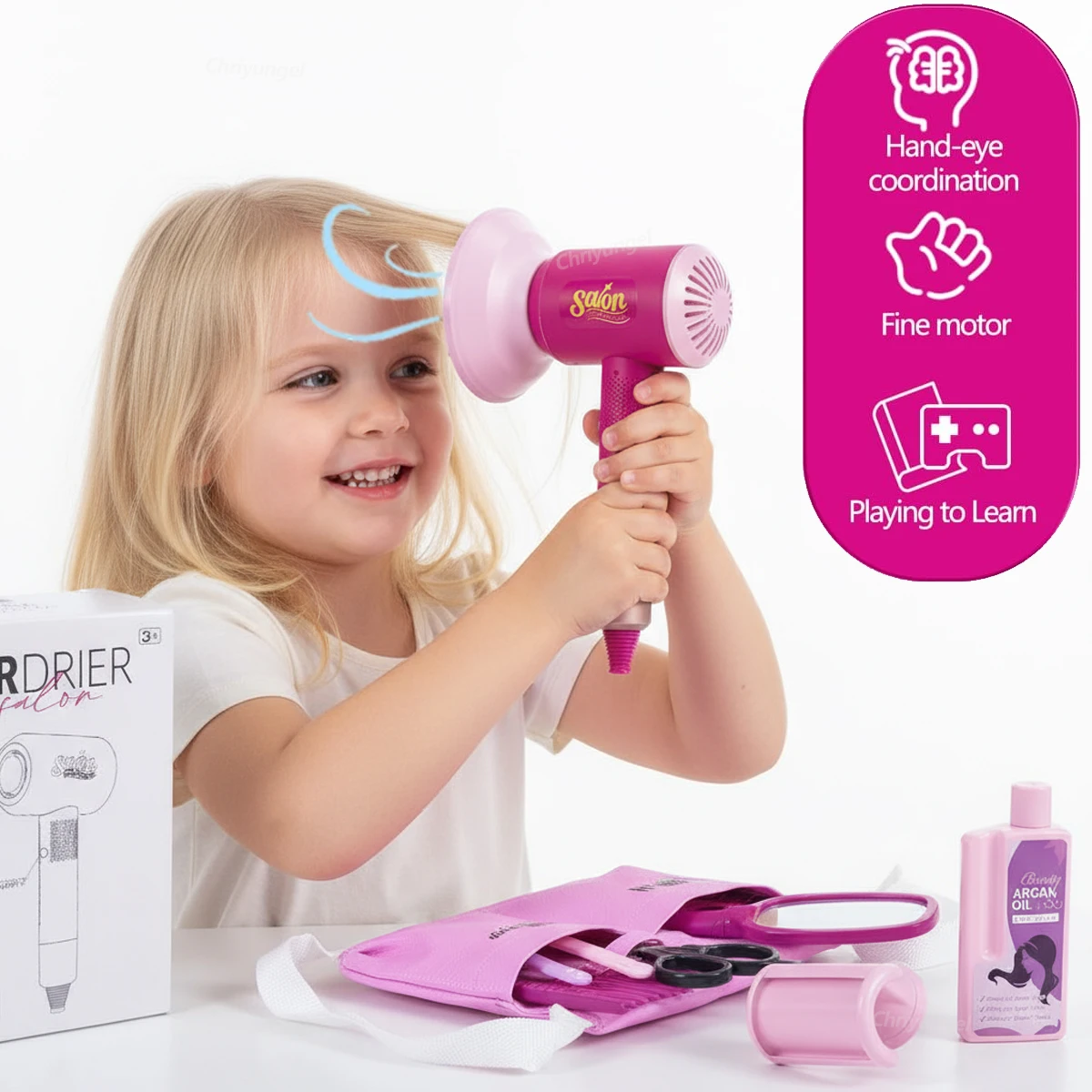Kids Beauty Salon Set with Pre - огляд і ціна Beauty Makeup Set For Kids