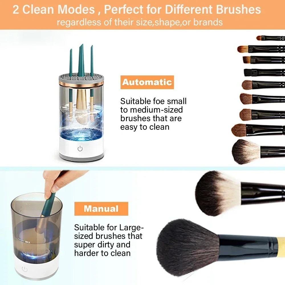 Automatic Electric Makeup Brus - огляд і ціна Beauty Makeup Brushes