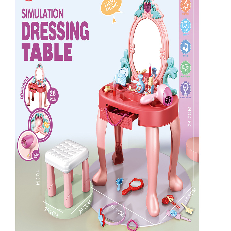 New Pretend Play Makeup Table  - огляд і ціна Beauty Makeup Set For Kids