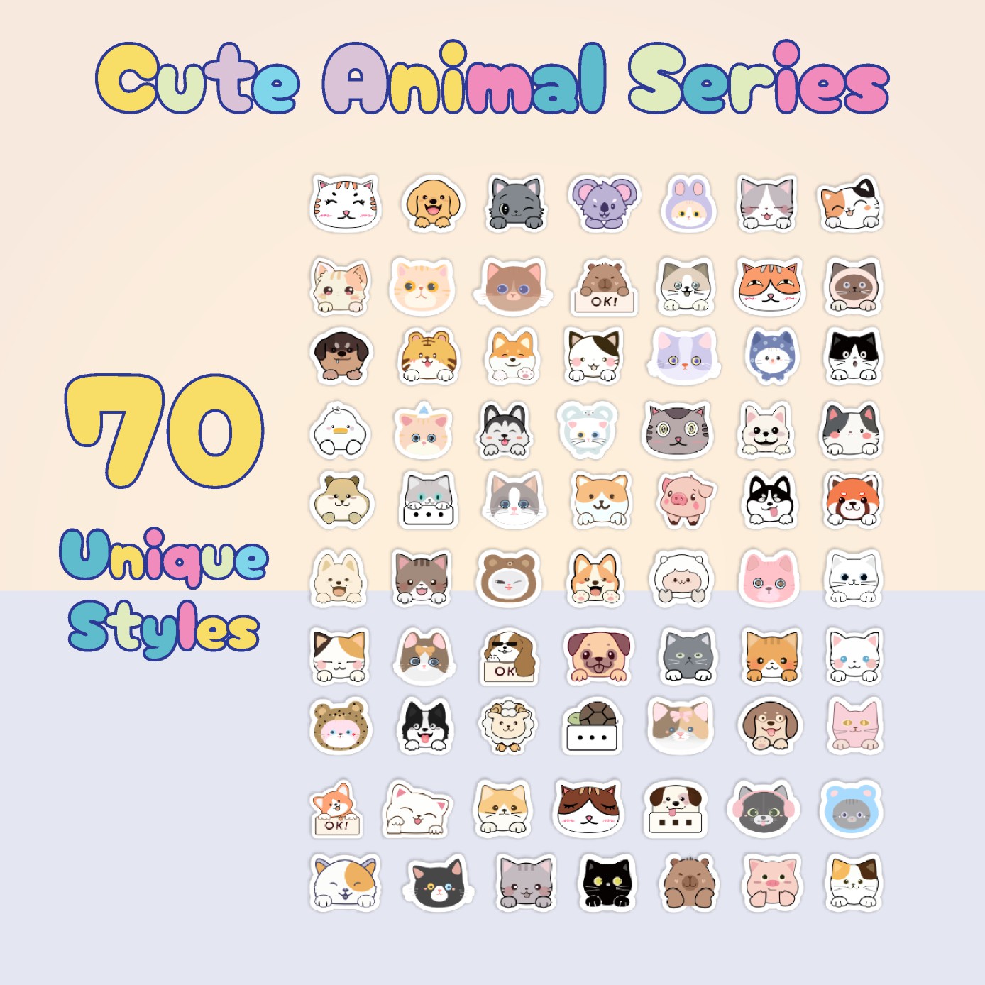 700pieces of cartoon cat acne  - огляд і ціна Pressed Powder Foundation