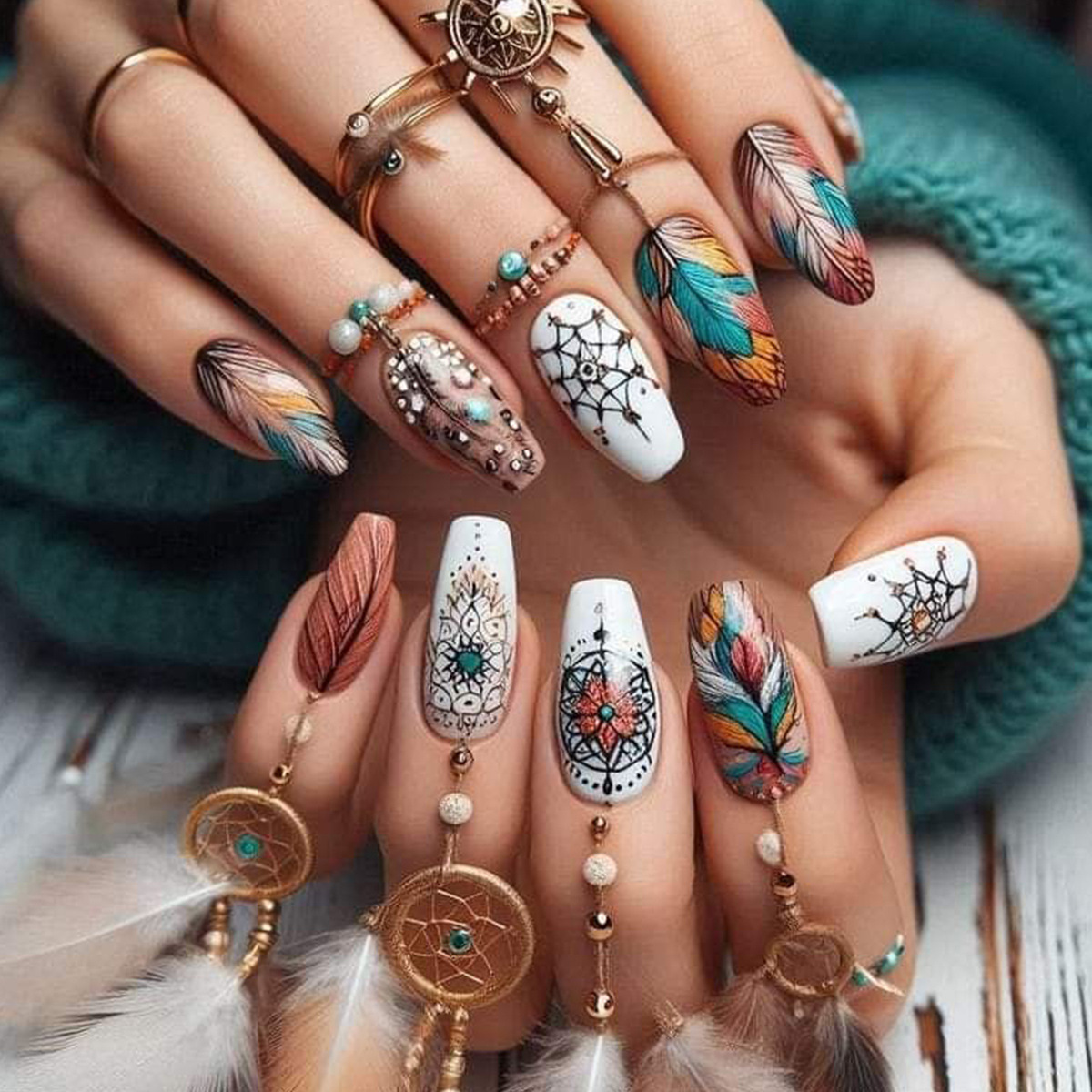 24pcs/set Medium long square f - огляд і ціна Nail Extension Tips