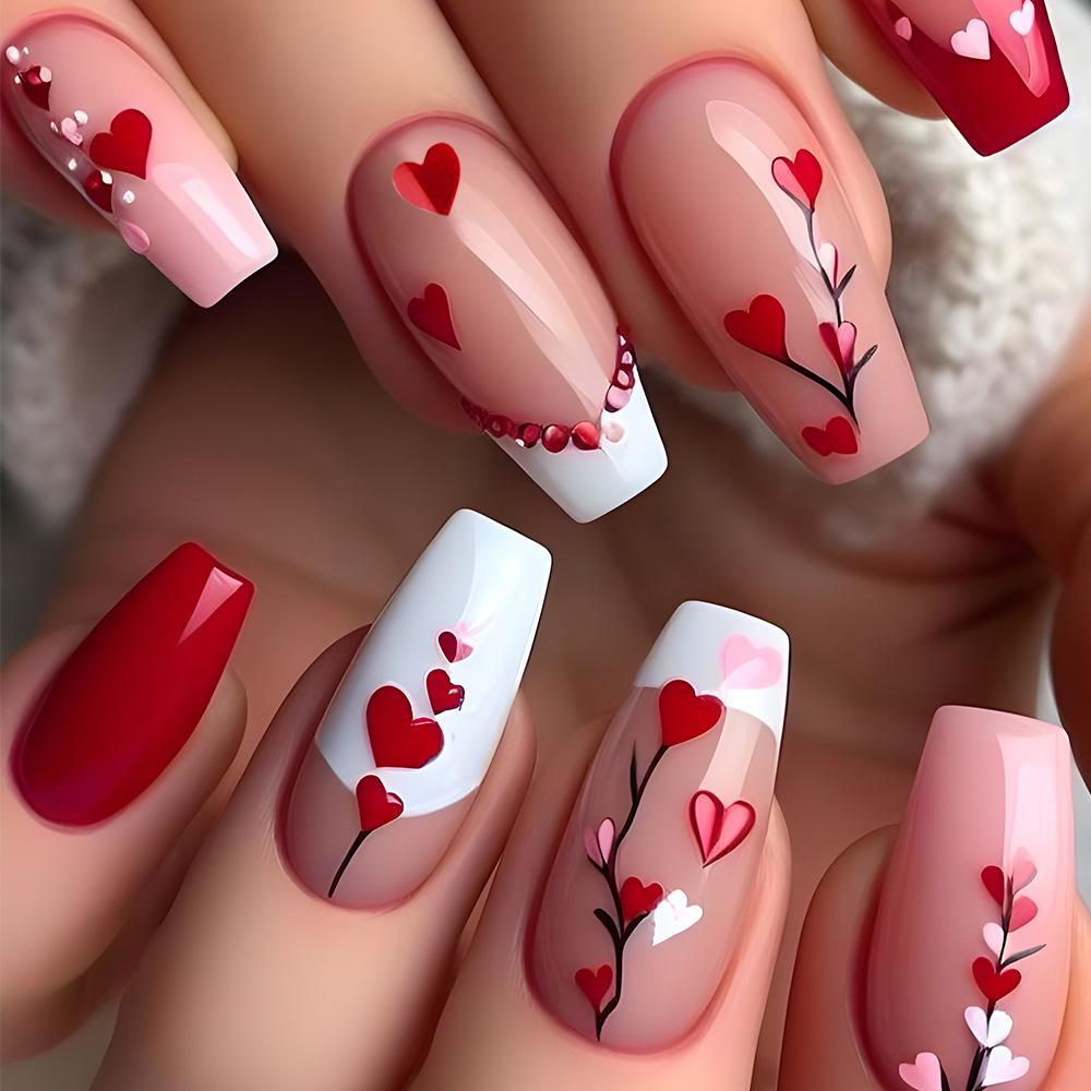 24pcs/set Medium long square f - огляд і ціна Nail Extension Tips