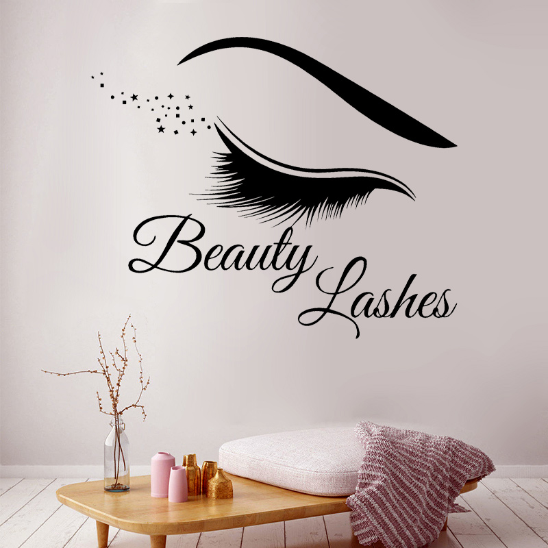 Modern Lashes Eyelashes Wall S - огляд і ціна Beauty Makeup Wallpaper
