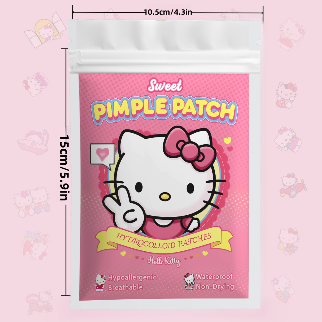 48/120PCS hello kitty Acne pat - огляд і ціна Pressed Powder Foundation