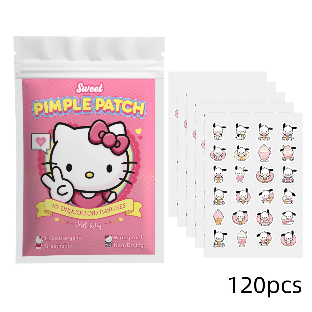 48/120PCS hello kitty Acne pat - огляд і ціна Pressed Powder Foundation