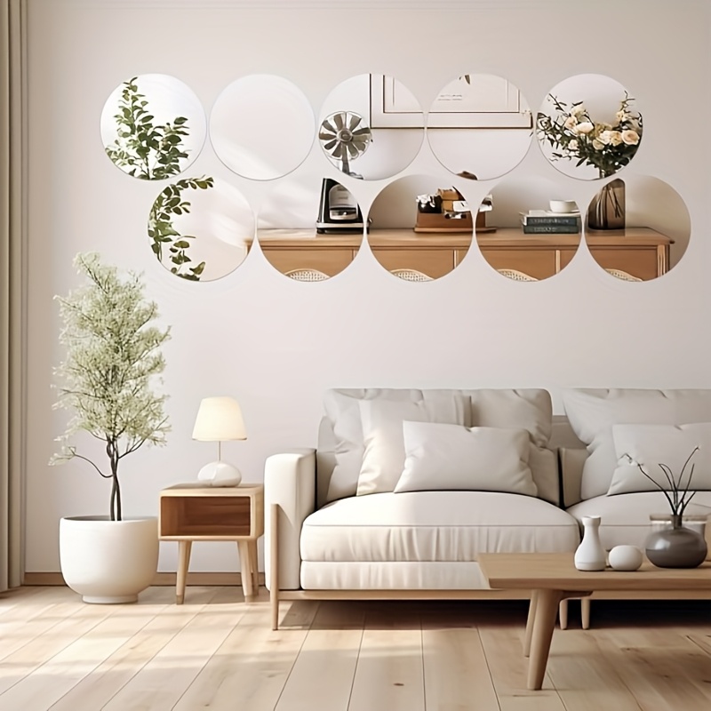 10pcs 30cm Round 2D Acrylic Mi - огляд і ціна Beauty Makeup Wallpaper