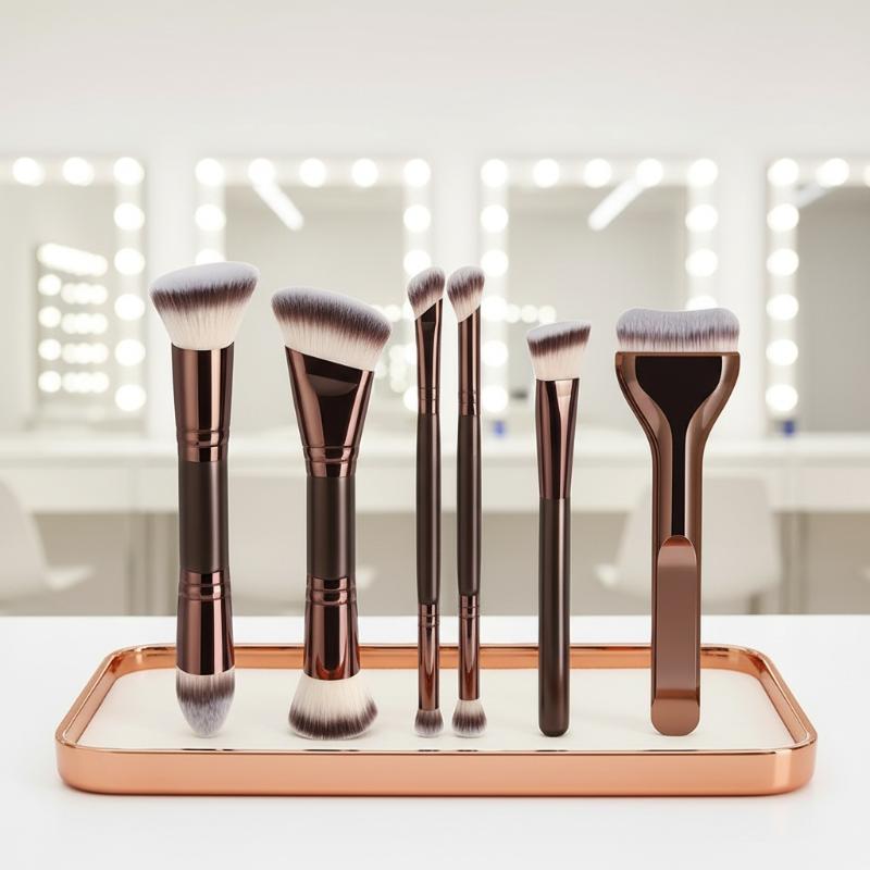Double Head Face Makeup Brush  - огляд і ціна Ms Beauty Makeup