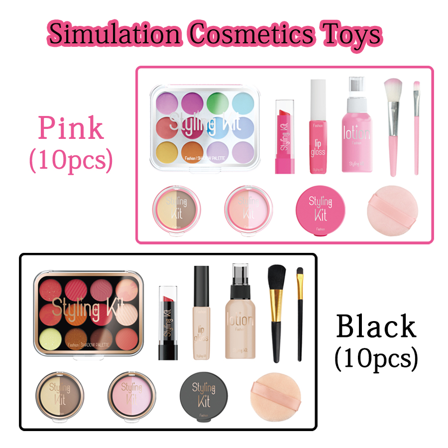 10 Pcs Simulation Girl Beauty  - огляд і ціна Beauty Makeup Set For Kids