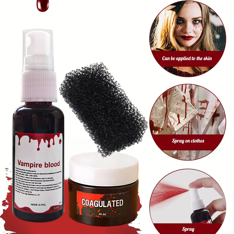 Halloween Fake Blood Makeup Ki - огляд і ціна Beauty Makeup Pictures
