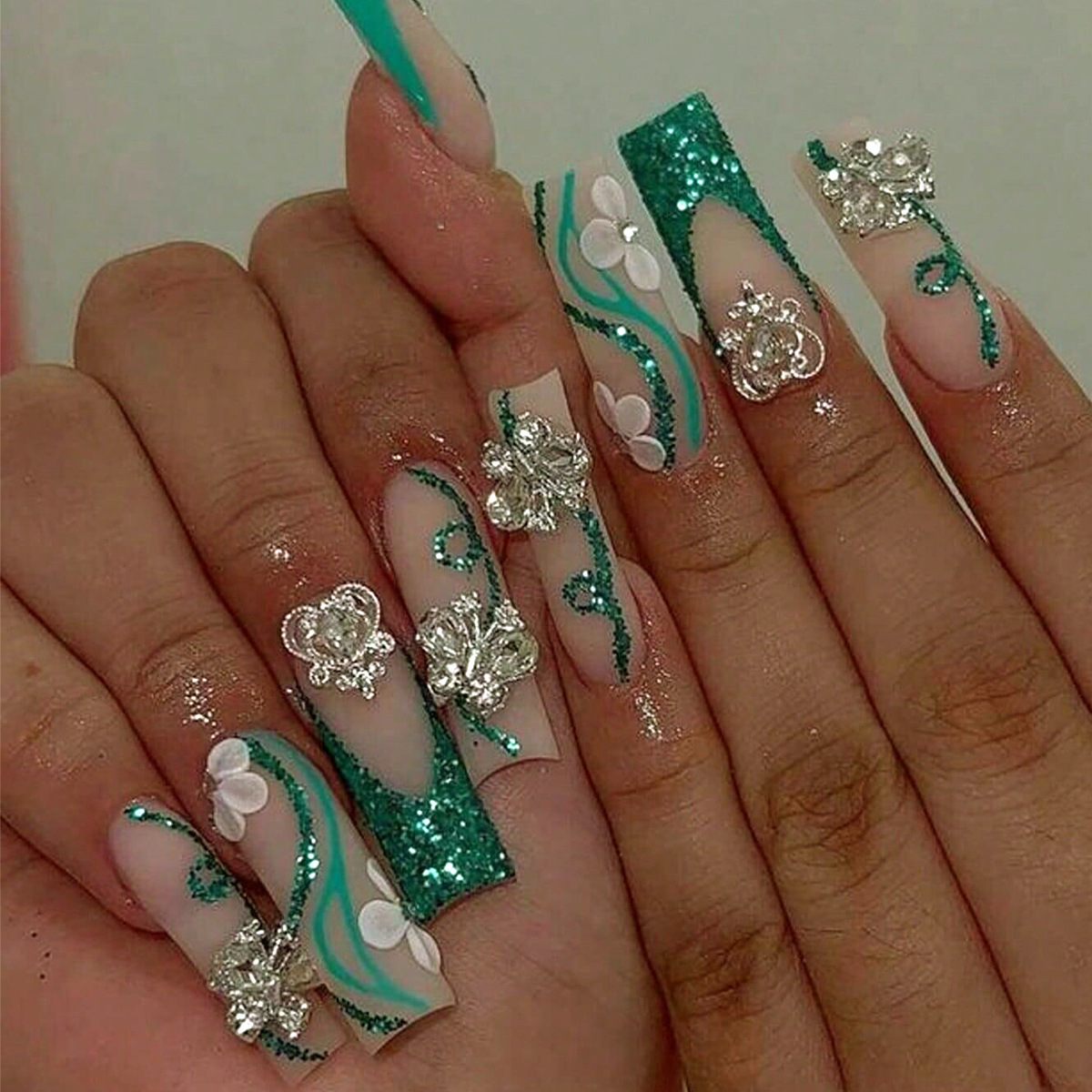 Long Coffin Press on Nails Bal - огляд і ціна Nail Extension Tips