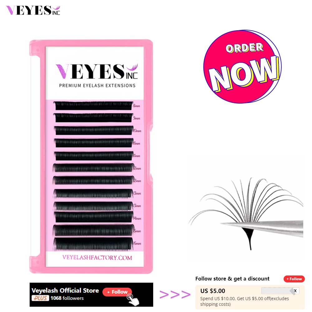 Veyes Inc Easy Fanning Eyelash - огляд і ціна Beauty Flower Makeup