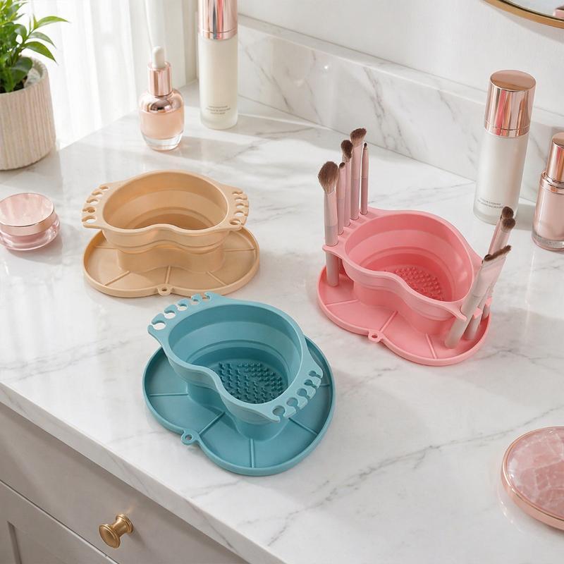 Collapsible Silicone Washing B - огляд і ціна Beauty Makeup Brushes