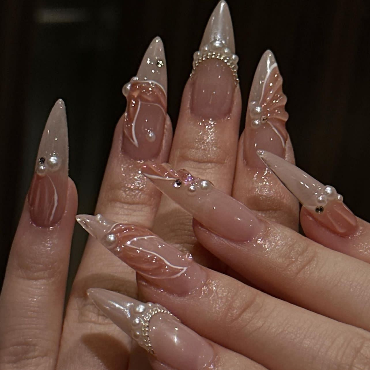 24pcs Fashion Rhinestone Press - огляд і ціна Nail Extension Tips