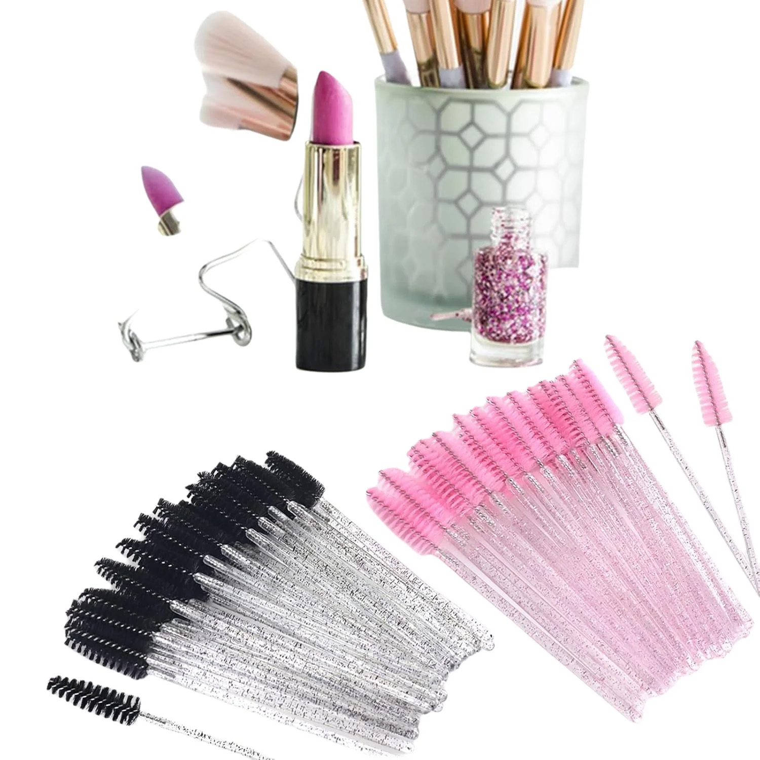 500pcs Eyelash Brushes Wands f - огляд і ціна Beauty And Makeup Quotes