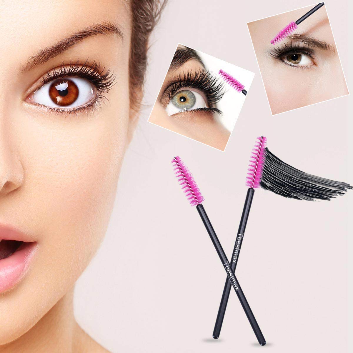 500pcs Eyelash Brushes Wands f - огляд і ціна Beauty And Makeup Quotes