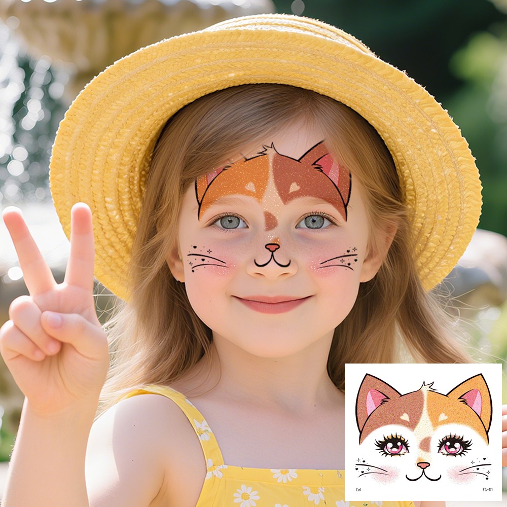 10 Sheets Glitter Animal Face  - огляд і ціна Beauty Makeup Pictures
