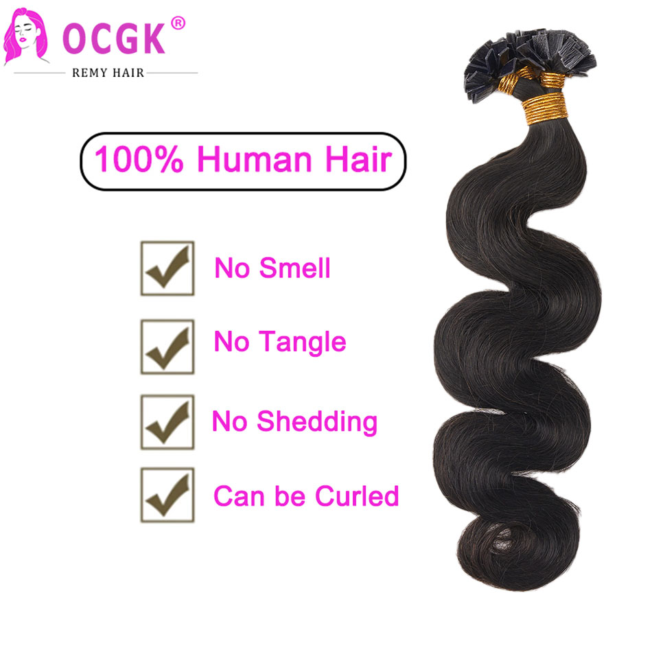 OCGK Body Wave Nail Flat Tip H - огляд і ціна Nail Extension Tips