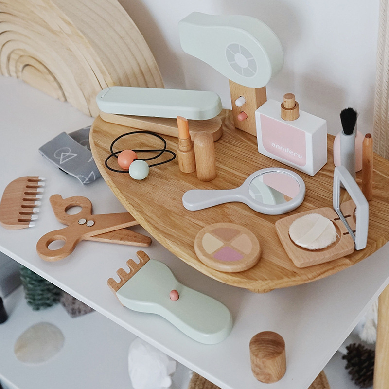 New Children Wooden Simulation - огляд і ціна Beauty Makeup Set For Kids