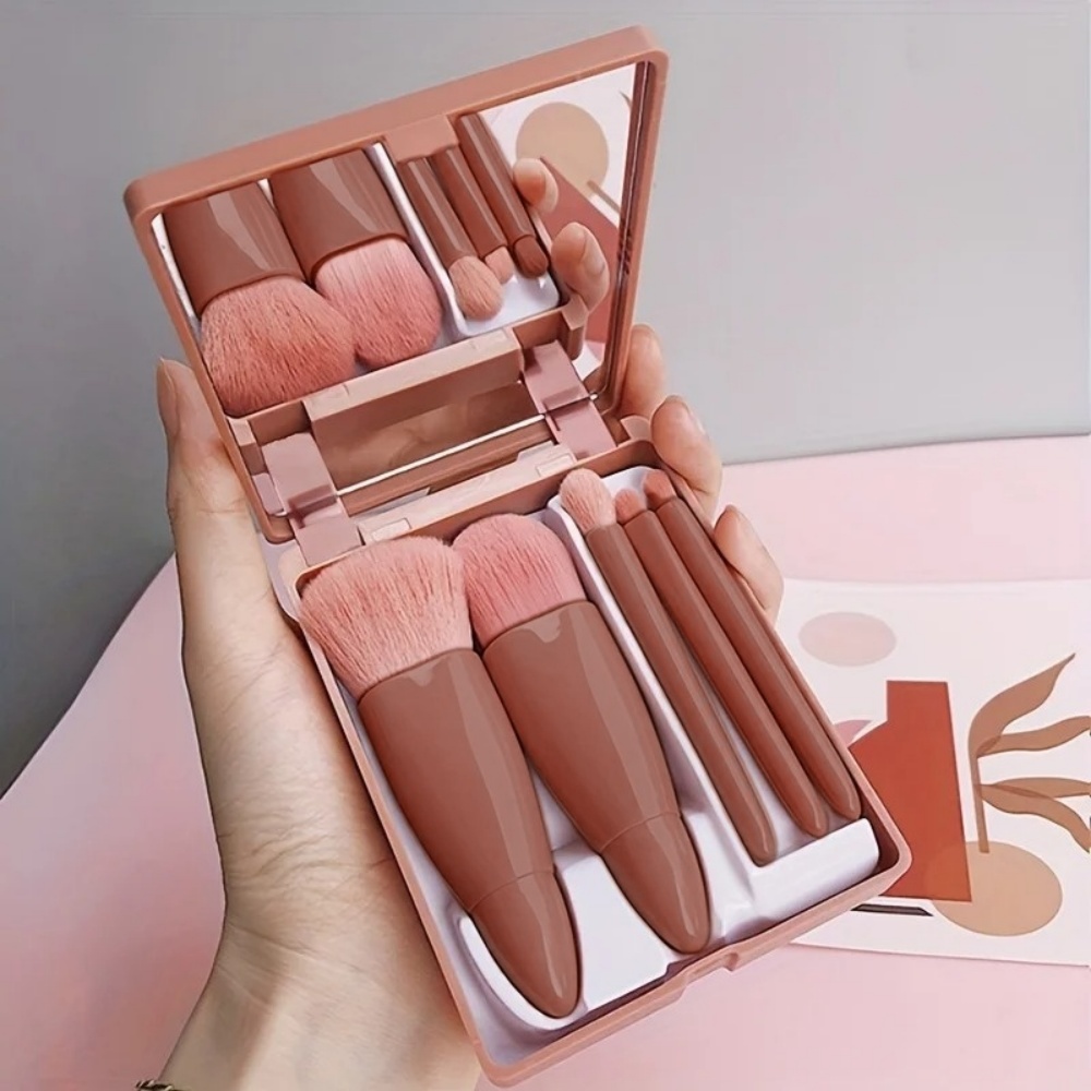 5Pcs Portable Cosmetic Brush S - огляд і ціна Beauty Makeup Kit Box