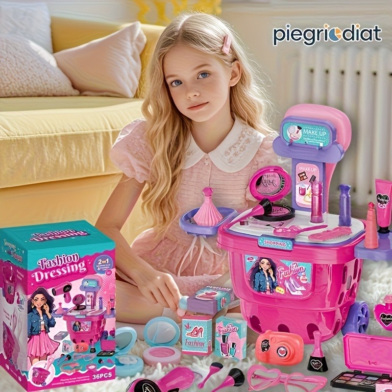 36Pcs Kids Pretend Makeup Play - огляд і ціна Ms Beauty Makeup