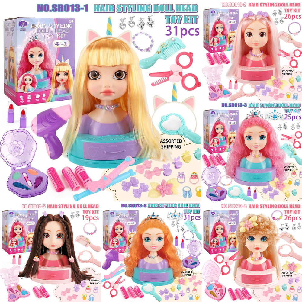 Hair Styling Doll Head Makeup  - огляд і ціна Beauty Makeup Set For Kids