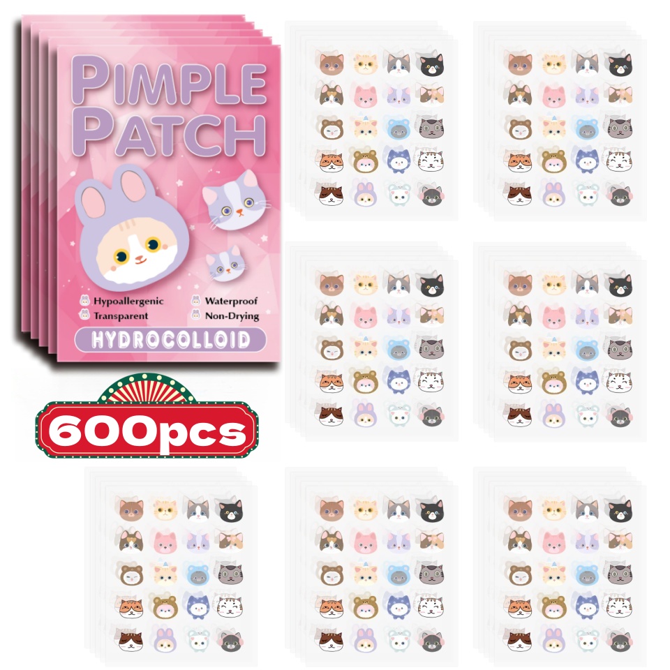 600pcs Cartoon acne patch, cut - огляд і ціна Pressed Powder Foundation