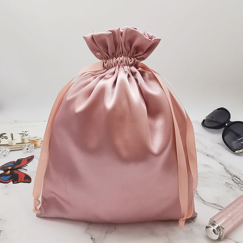 Custom Logo Satin Drawstring B - огляд і ціна Beauty Flower Makeup